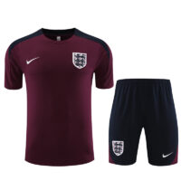 angleterre-kits tshirt bordeau-2024:2025-1