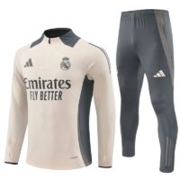 real madrid-kits entrainement demi zip exterieur-2024:2025 -1